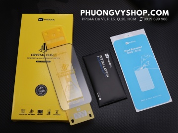 Dán cường lực iPhone 18 Pro / iPhone 17 Pro 6.3" - Hoda 2.5D 0.33mm Full viền đen (dán bằng máy chuyên dụng tại cửa hàng)